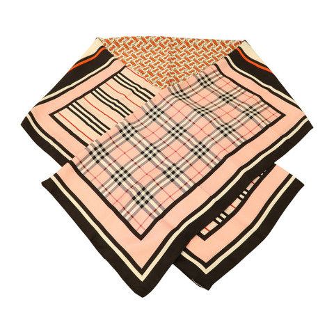 BURBERRY 絲質Scarf 210x70絲巾