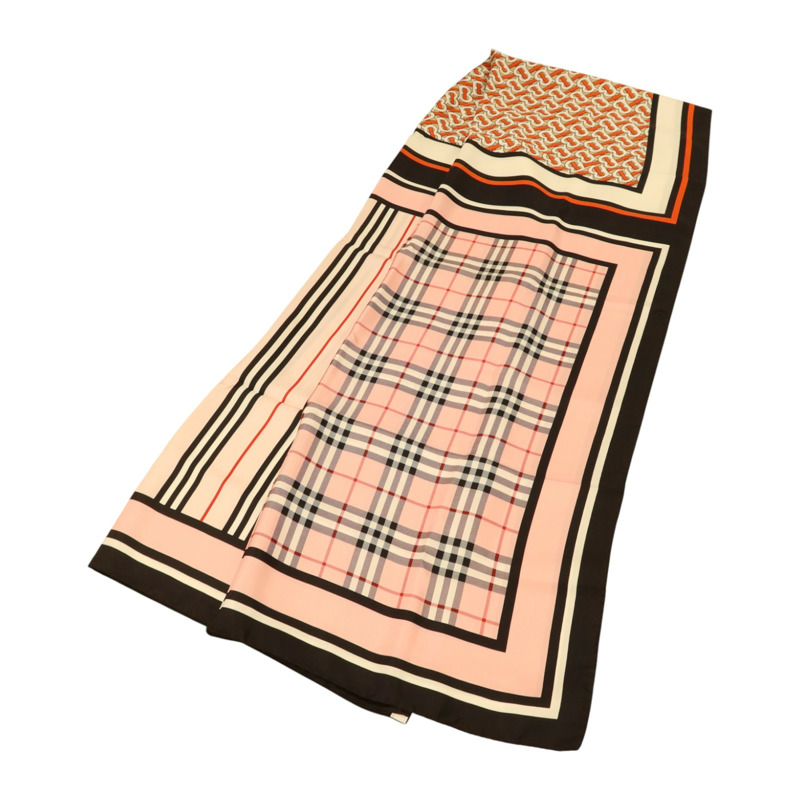 BURBERRY 絲質Scarf 210x70絲巾-4