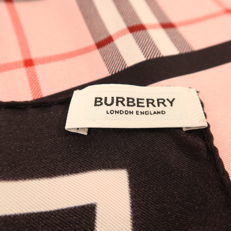 BURBERRY 絲質Scarf 210x70絲巾-5