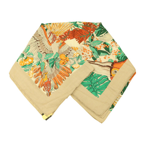HERMES 羊絨Scarf 140x140圍巾