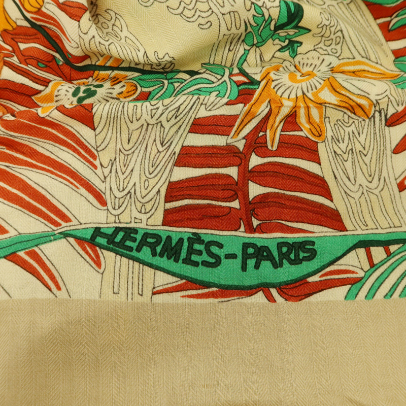 HERMES 羊絨Scarf 140x140圍巾-5