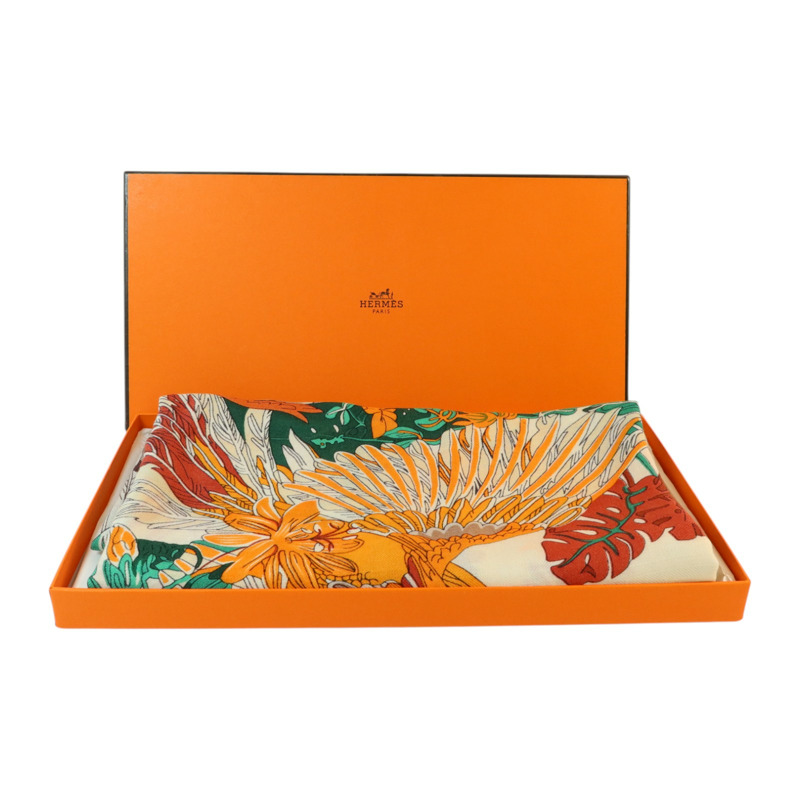 HERMES 羊絨Scarf 140x140圍巾-9