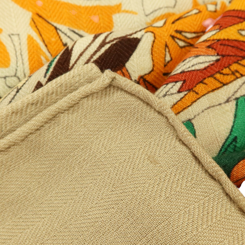 HERMES 羊絨Scarf 140x140圍巾-10