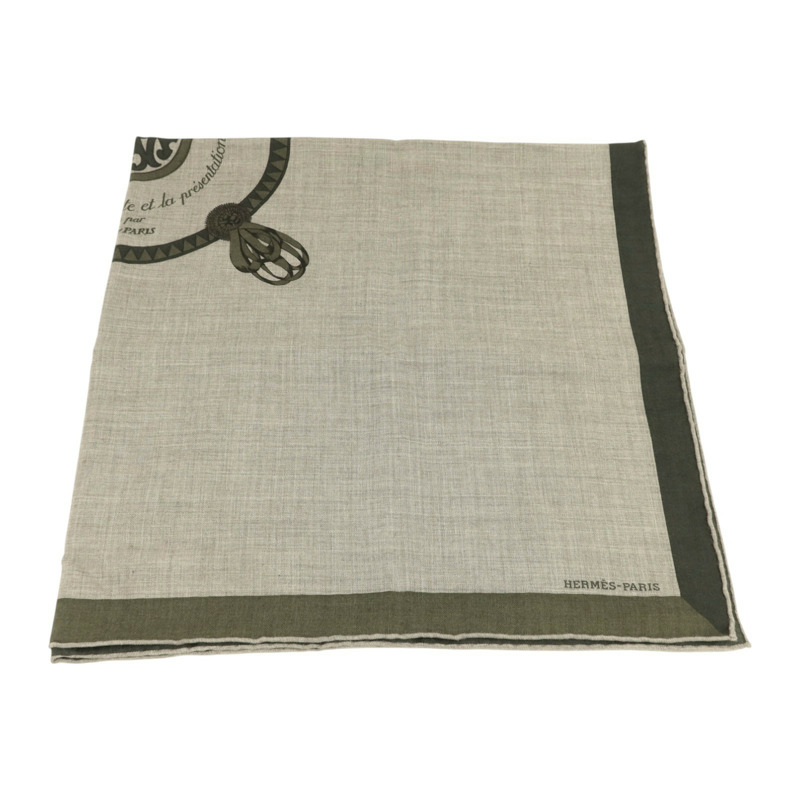 HERMES 羊絨Scarf 90x90圍巾-1
