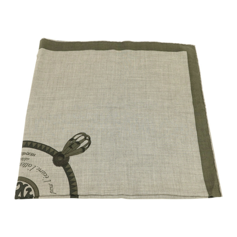 HERMES 羊絨Scarf 90x90圍巾-3