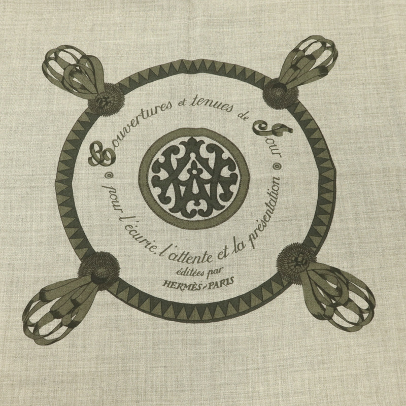 HERMES 羊絨Scarf 90x90圍巾-6