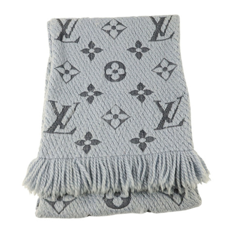 LOUIS VUITTON 羊毛/絲巾Escharp Logomania Muffler圍巾