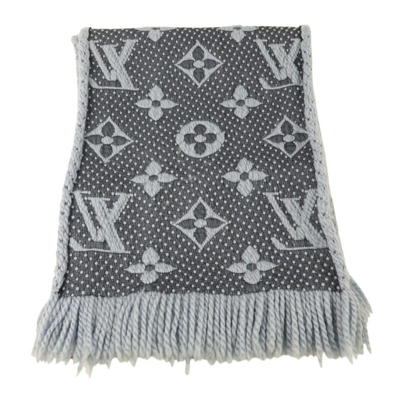 LOUIS VUITTON 羊毛/絲巾Escharp Logomania Muffler圍巾-2