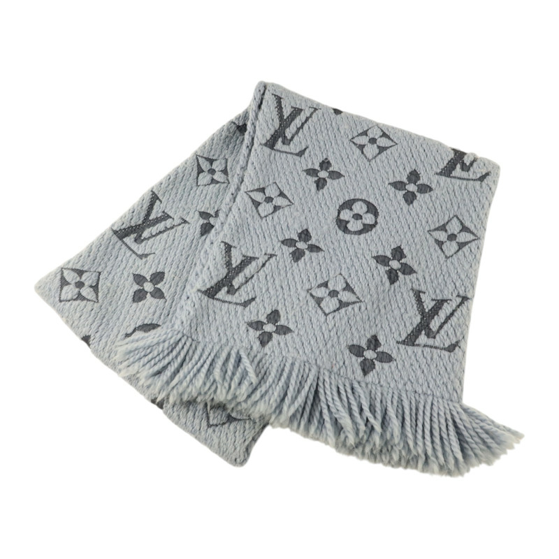LOUIS VUITTON 羊毛/絲巾Escharp Logomania Muffler圍巾-4