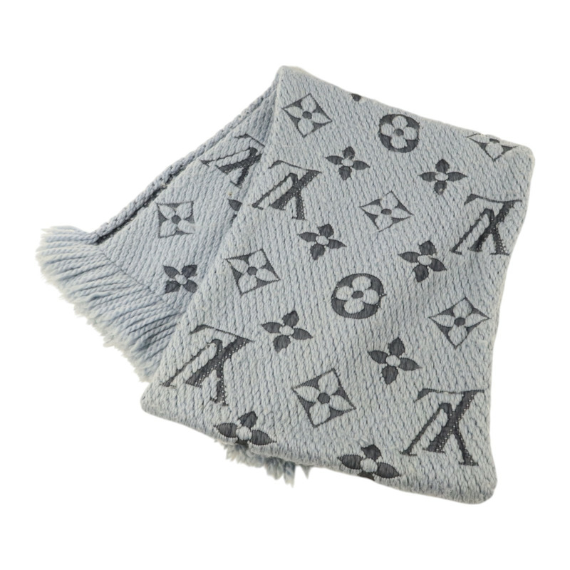 LOUIS VUITTON 羊毛/絲巾Escharp Logomania Muffler圍巾-5