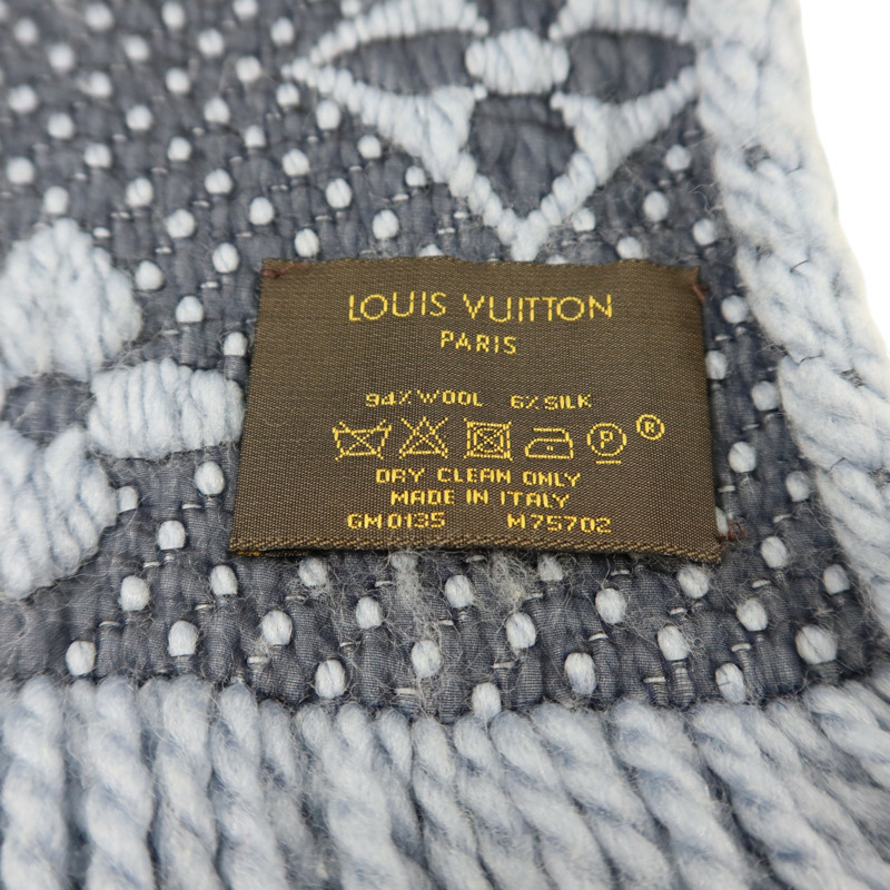 LOUIS VUITTON 羊毛/絲巾Escharp Logomania Muffler圍巾-6