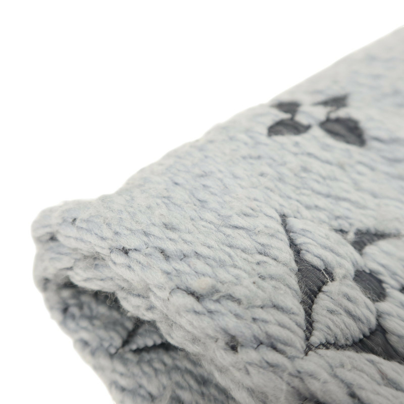 LOUIS VUITTON 羊毛/絲巾Escharp Logomania Muffler圍巾-8