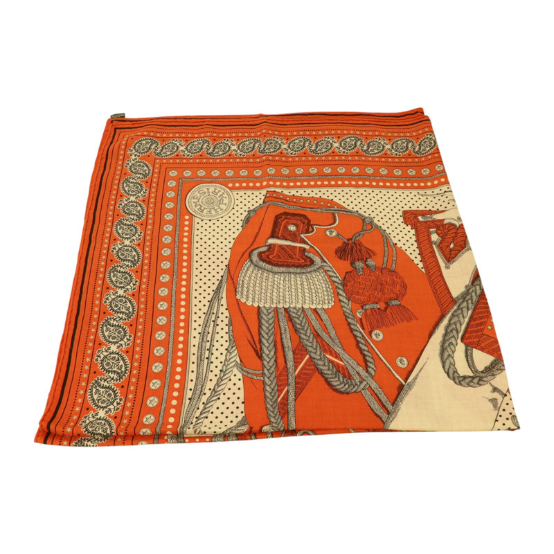 HERMES 羊絨Scarf 140x140圍巾-3