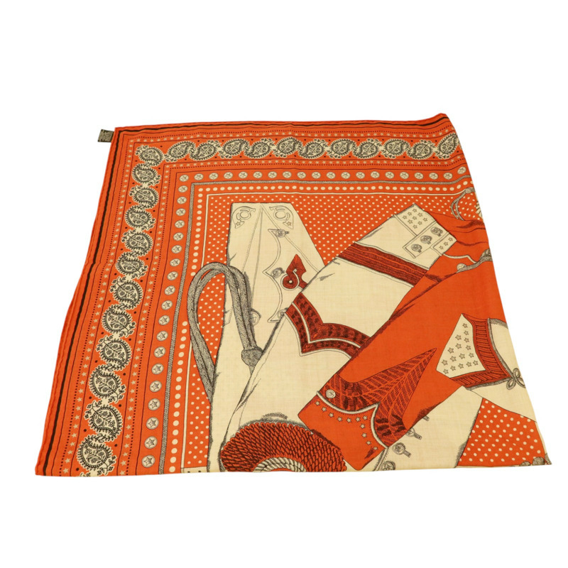 HERMES 羊絨Scarf 140x140圍巾-4