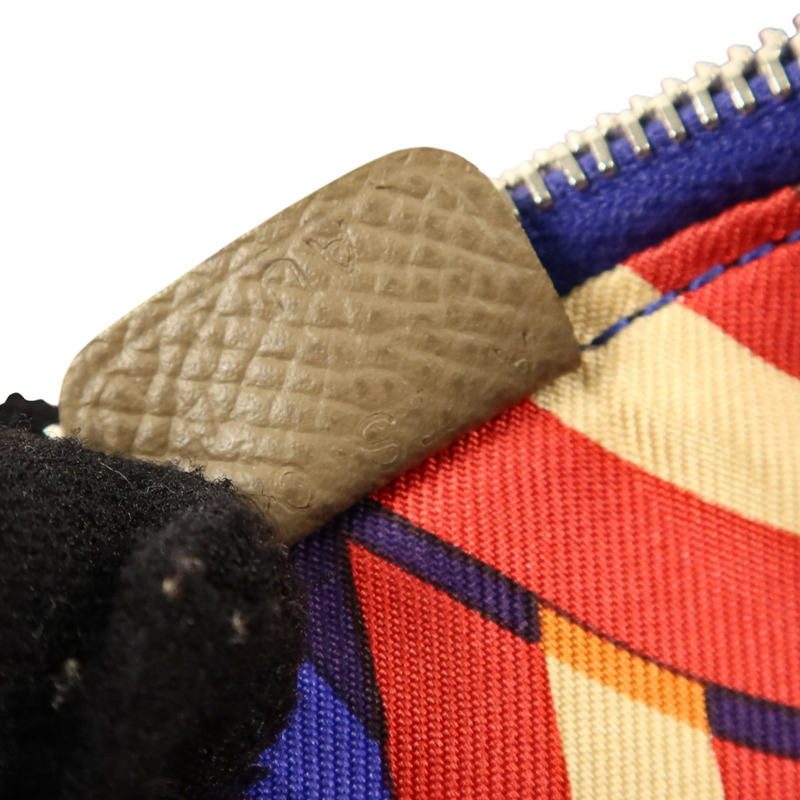 HERMES Epsom皮革Silk in Azap Long Wallet銀扣長錢包Etoupe-7