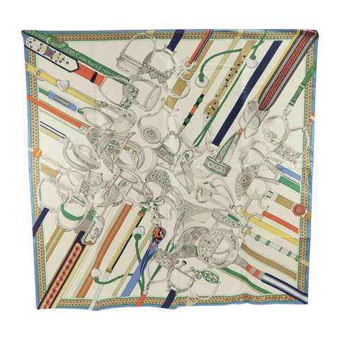 HERMES 絲質Scarf 90x90cm絲巾