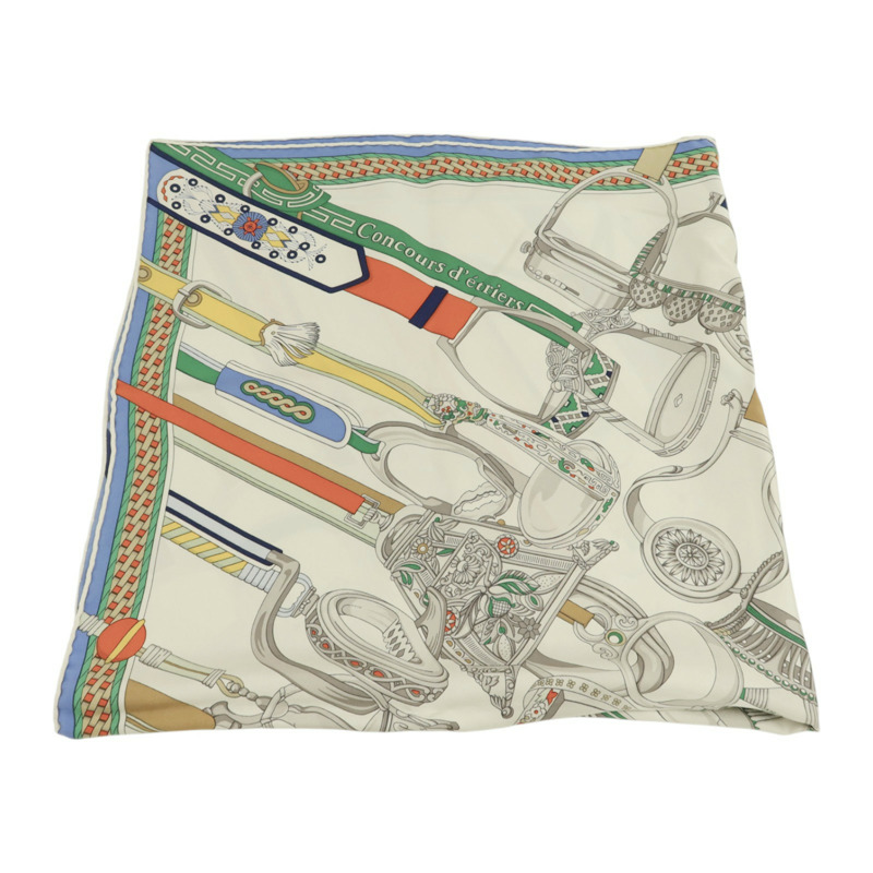 HERMES 絲質Scarf 90x90cm絲巾-1