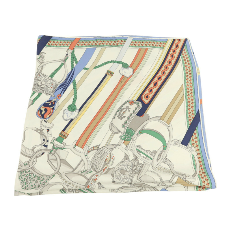 HERMES 絲質Scarf 90x90cm絲巾-3
