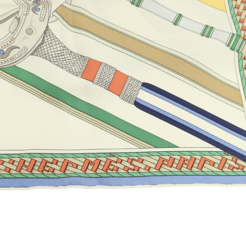 HERMES 絲質Scarf 90x90cm絲巾-5