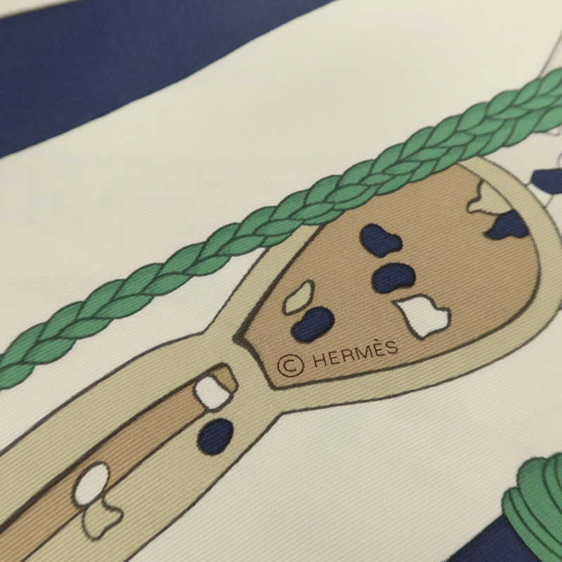 HERMES 絲質Scarf 90x90cm絲巾-6