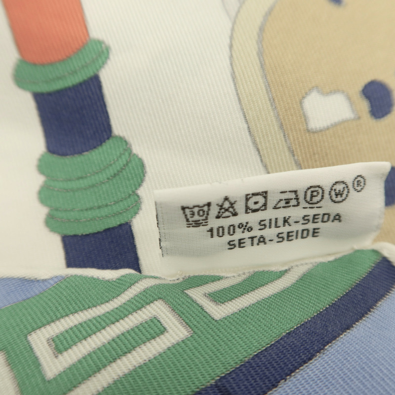 HERMES 絲質Scarf 90x90cm絲巾-8