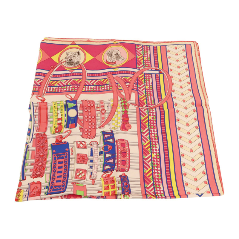 HERMES 絲質Scarf 90x90cm絲巾-1