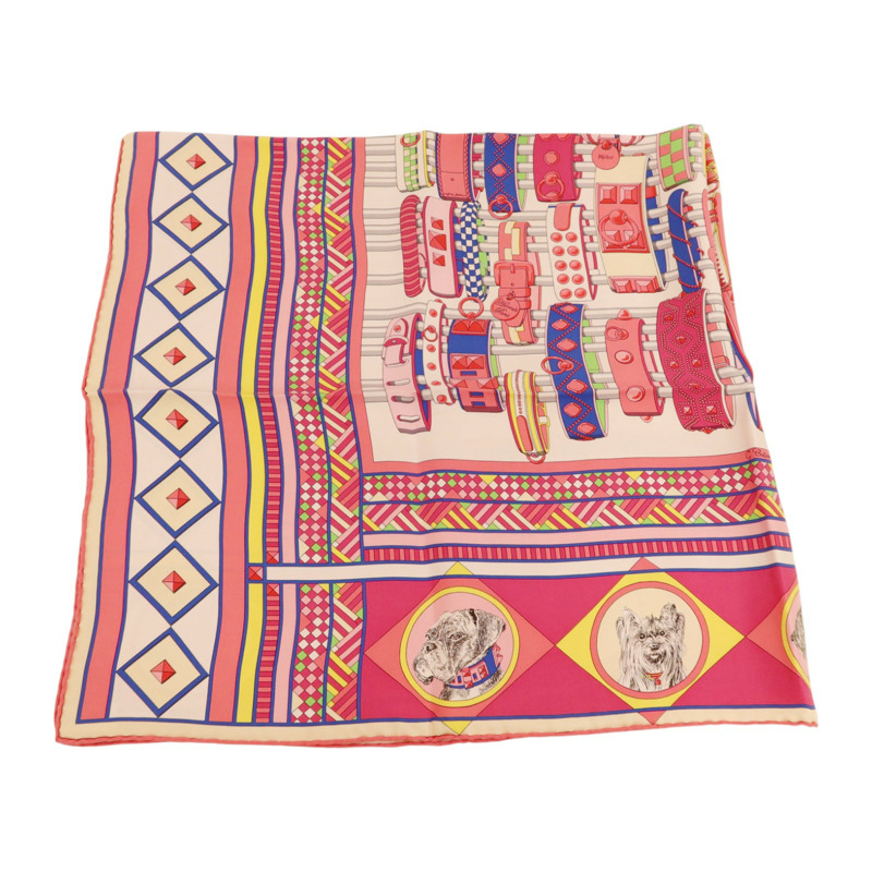 HERMES 絲質Scarf 90x90cm絲巾-4