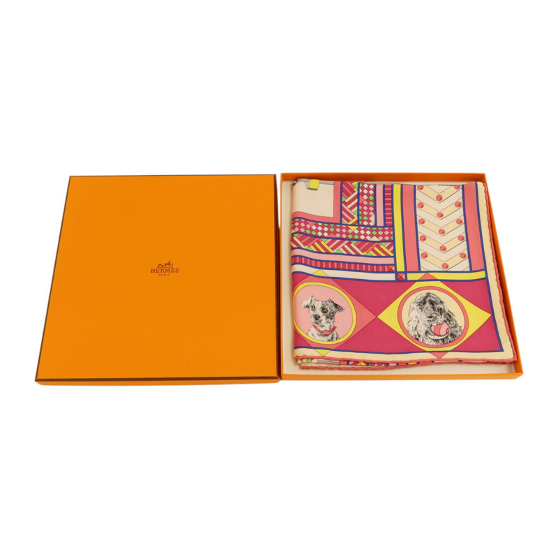 HERMES 絲質Scarf 90x90cm絲巾-9