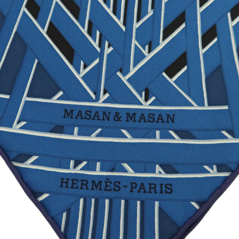 HERMES 絲質Scarf 90x90cm絲巾-5