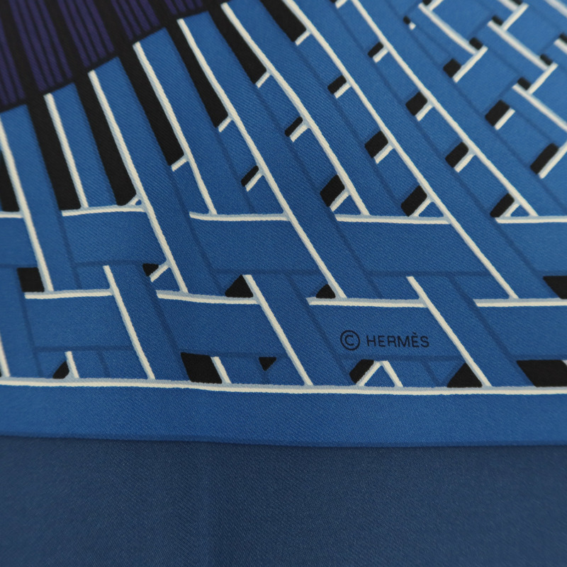 HERMES 絲質Scarf 90x90cm絲巾-6