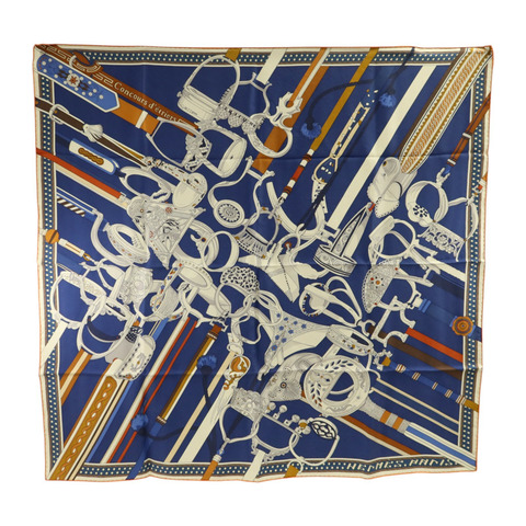 HERMES 絲質Scarf 90x90cm絲巾