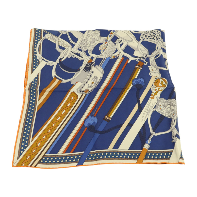 HERMES 絲質Scarf 90x90cm絲巾-4