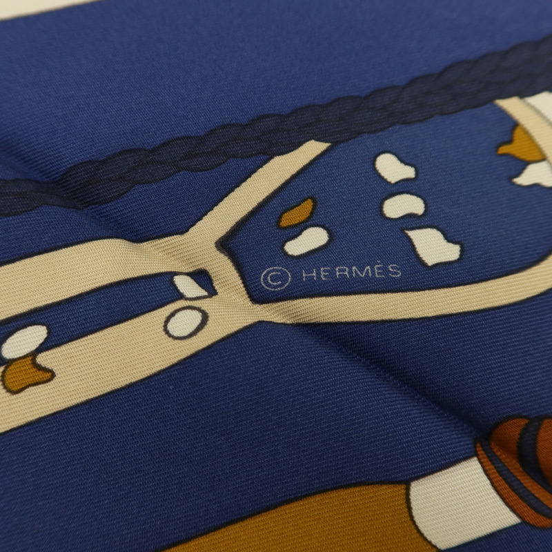 HERMES 絲質Scarf 90x90cm絲巾-6