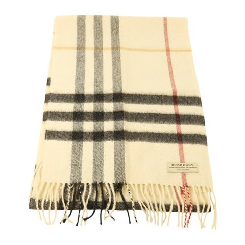 BURBERRY 羊絨Check Cashmere Scarf圍巾