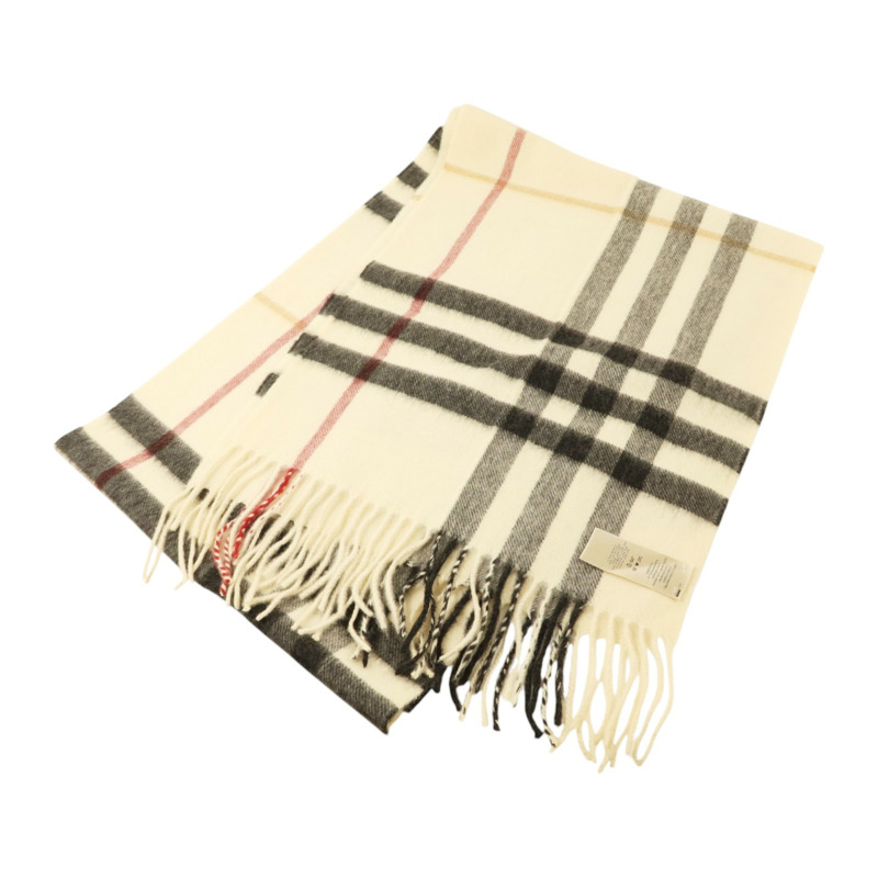 BURBERRY 羊絨Check Cashmere Scarf圍巾-5