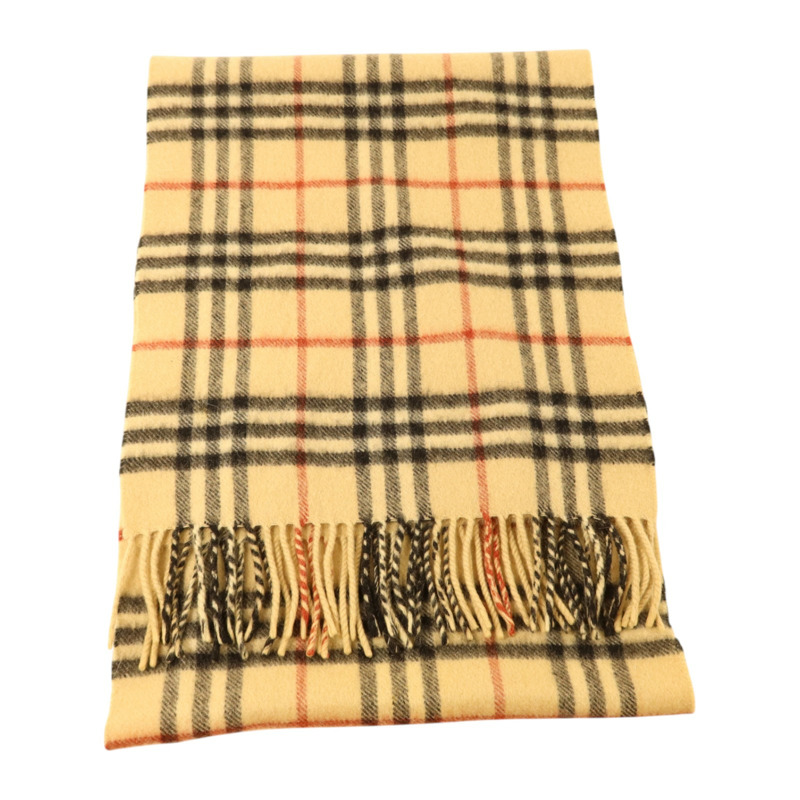 BURBERRY 羊絨Check Cashmere Scarf圍巾-2