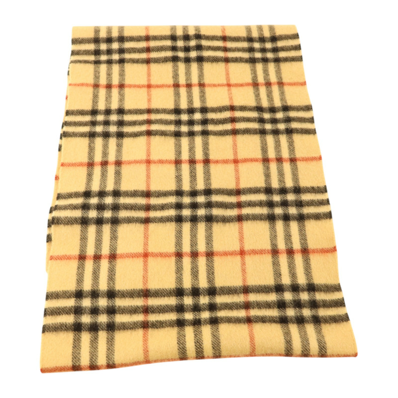 BURBERRY 羊絨Check Cashmere Scarf圍巾-3