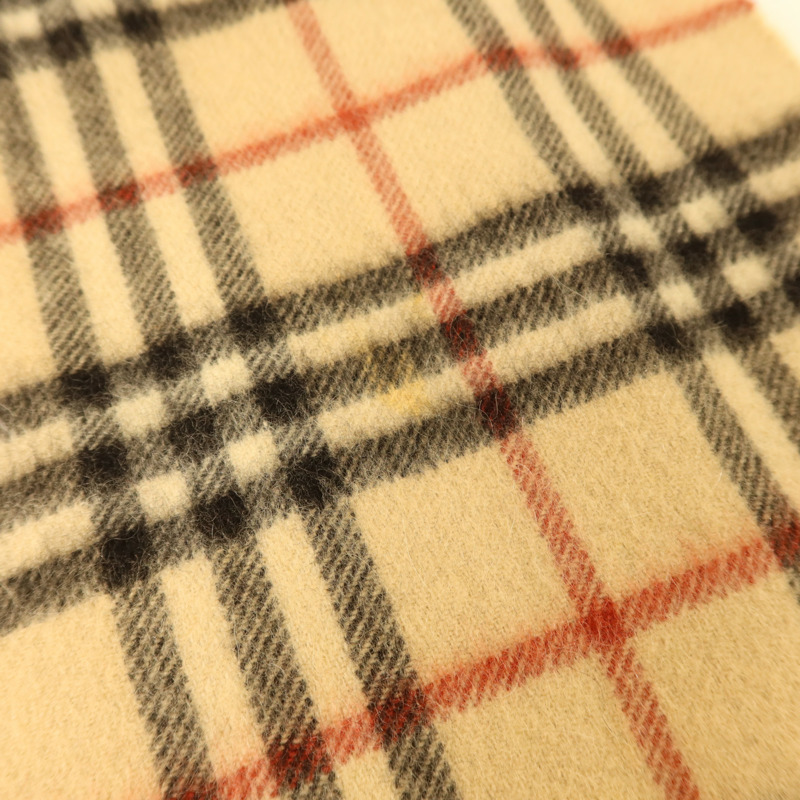 BURBERRY 羊絨Check Cashmere Scarf圍巾-8