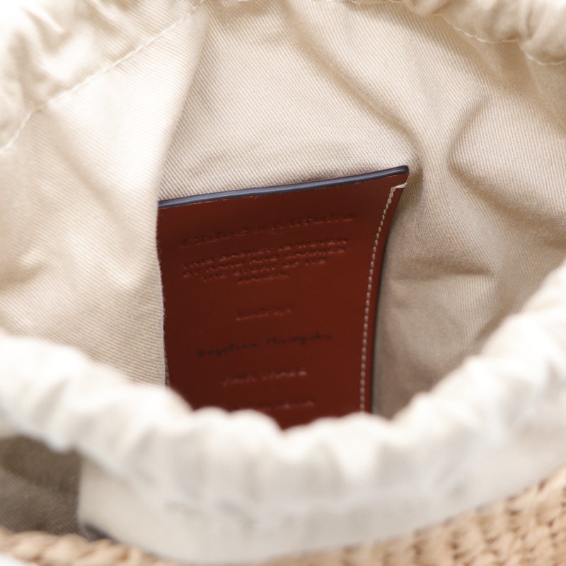 CHLOE 圓筒草編包-8