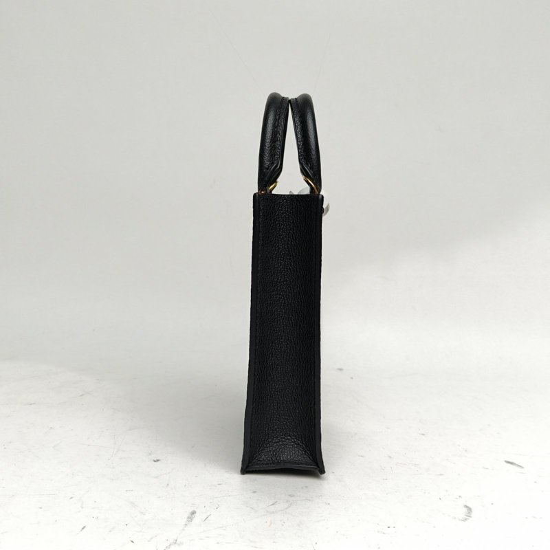 LOUIS VUITTON PETITSACPLAT琴譜包14黑白牛皮晶片肩背包-1