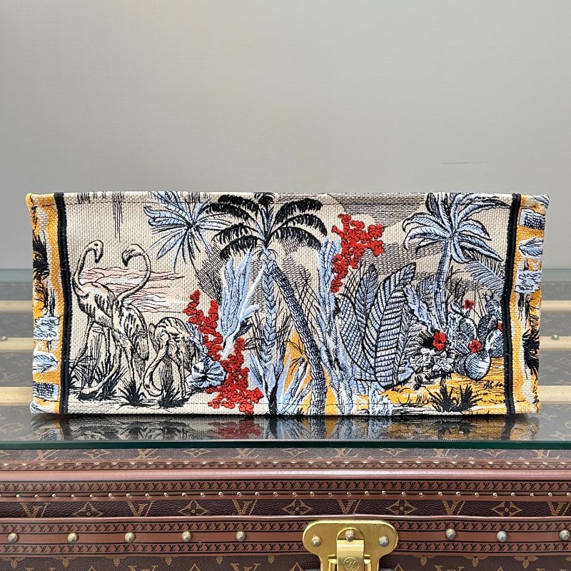 DIOR Tropicalia系列熱帶大號托特包41.5*34.5*18 98新配件塵袋-2