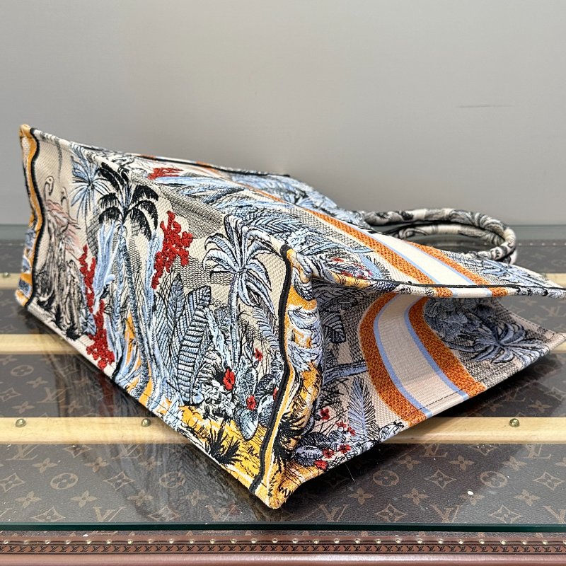 DIOR Tropicalia系列熱帶大號托特包41.5*34.5*18 98新配件塵袋-3