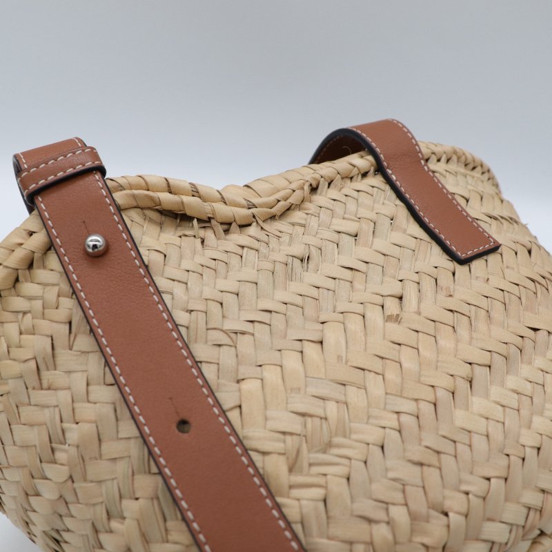 LOEWE LOGO手提 草編包-6