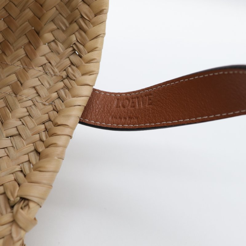 LOEWE LOGO手提 草編包-12