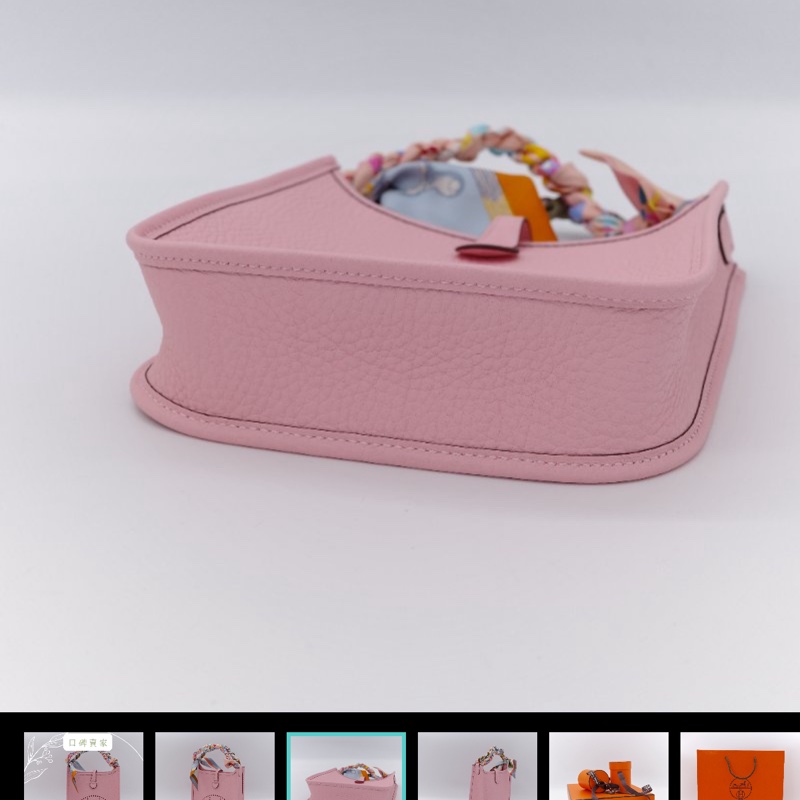 hermes evelyne 16 櫻花粉-2