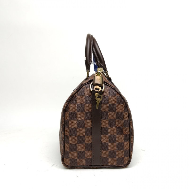 LOUIS VUITTON Sp25配肩帶棕色棋盤格PVC2018肩背包-3