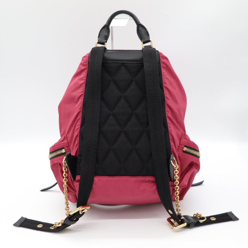 BURBERRY 紅後背包-3