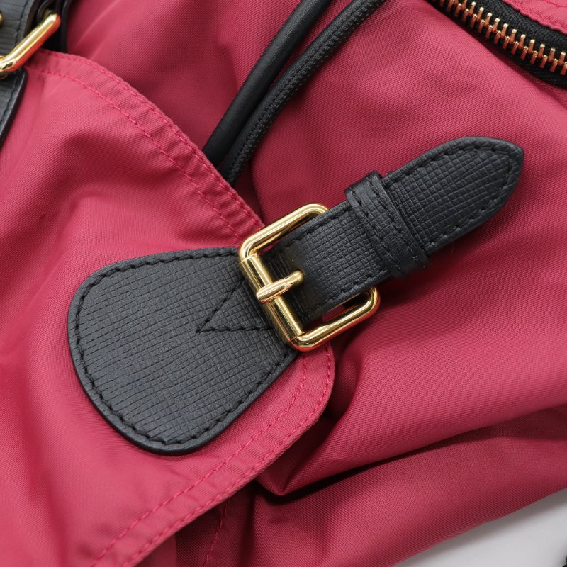 BURBERRY 紅後背包-8