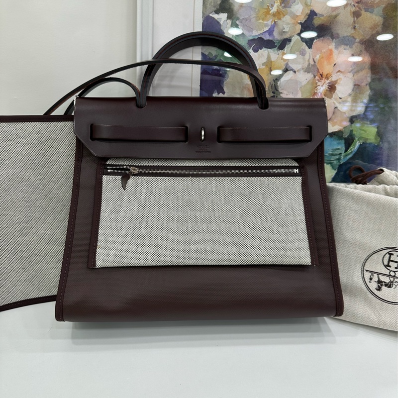 Hermes愛馬仕 防水布herbag31 Z刻-1