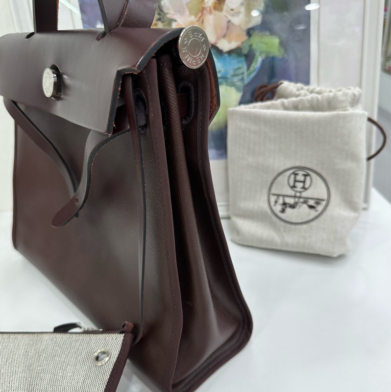 Hermes愛馬仕 防水布herbag31 Z刻-2